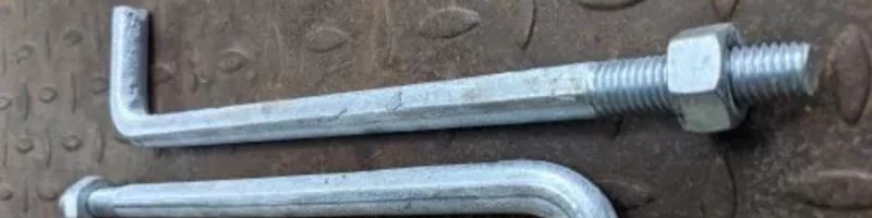 L Shaped Foundation Bolts