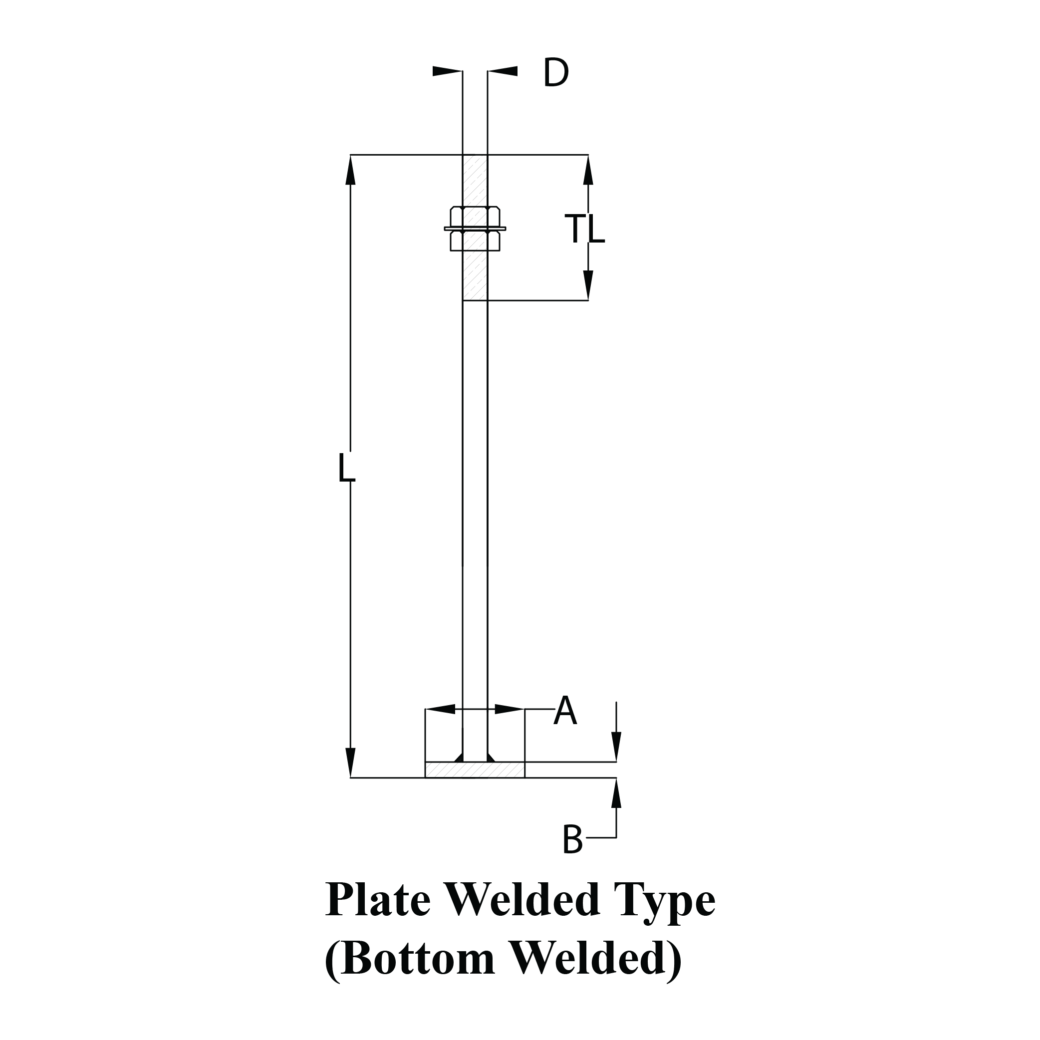 Bottom Welded Bolt