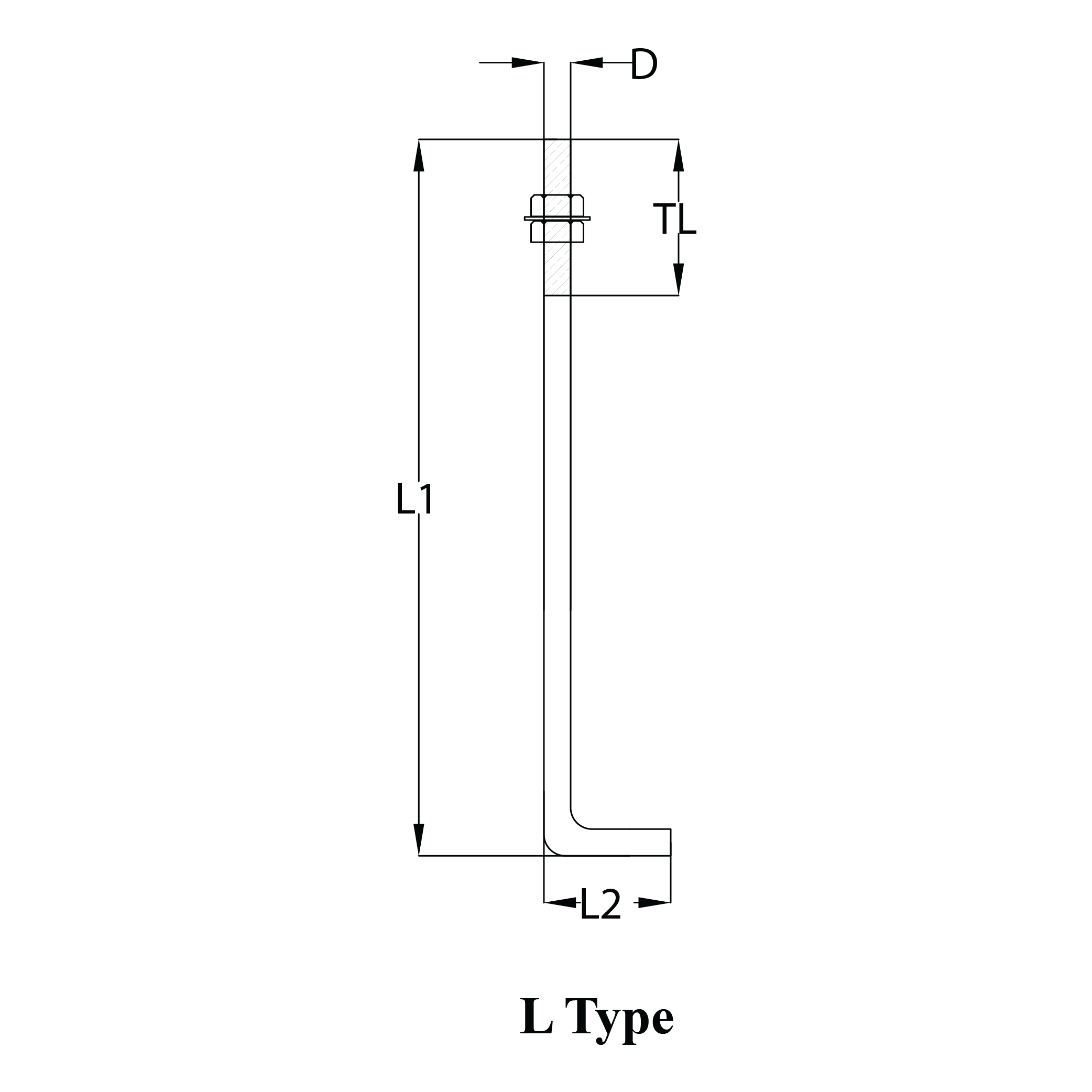 L Type Bolt