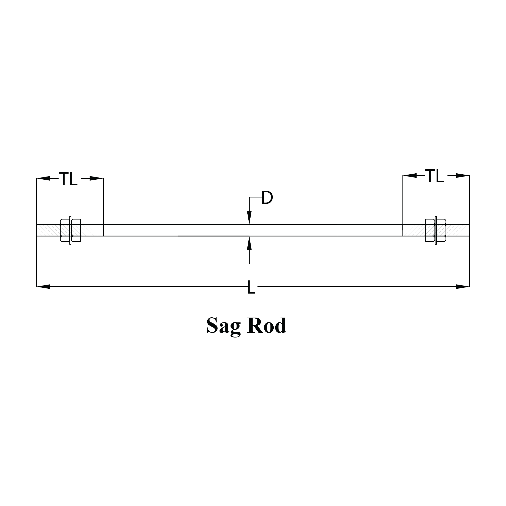 Sag Rod Bolt