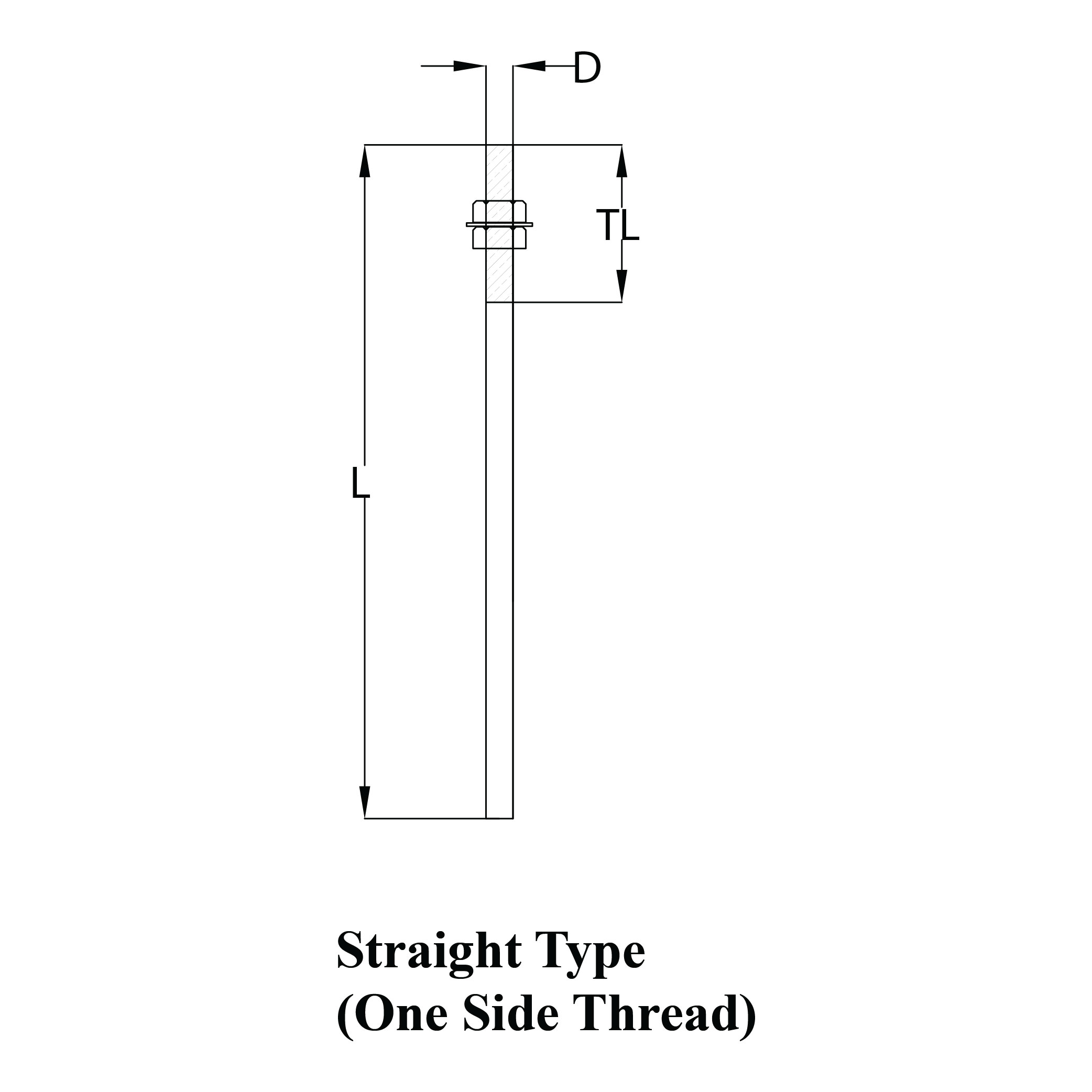 Straight Type Bolt